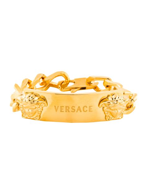 bracelet versace en stainless|Versace bracelet for women.